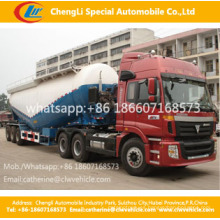 V Tipo 3 ejes Dongfeng camión tanque de cemento a granel